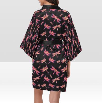Gathering Noir Kimono Robe Artsadd