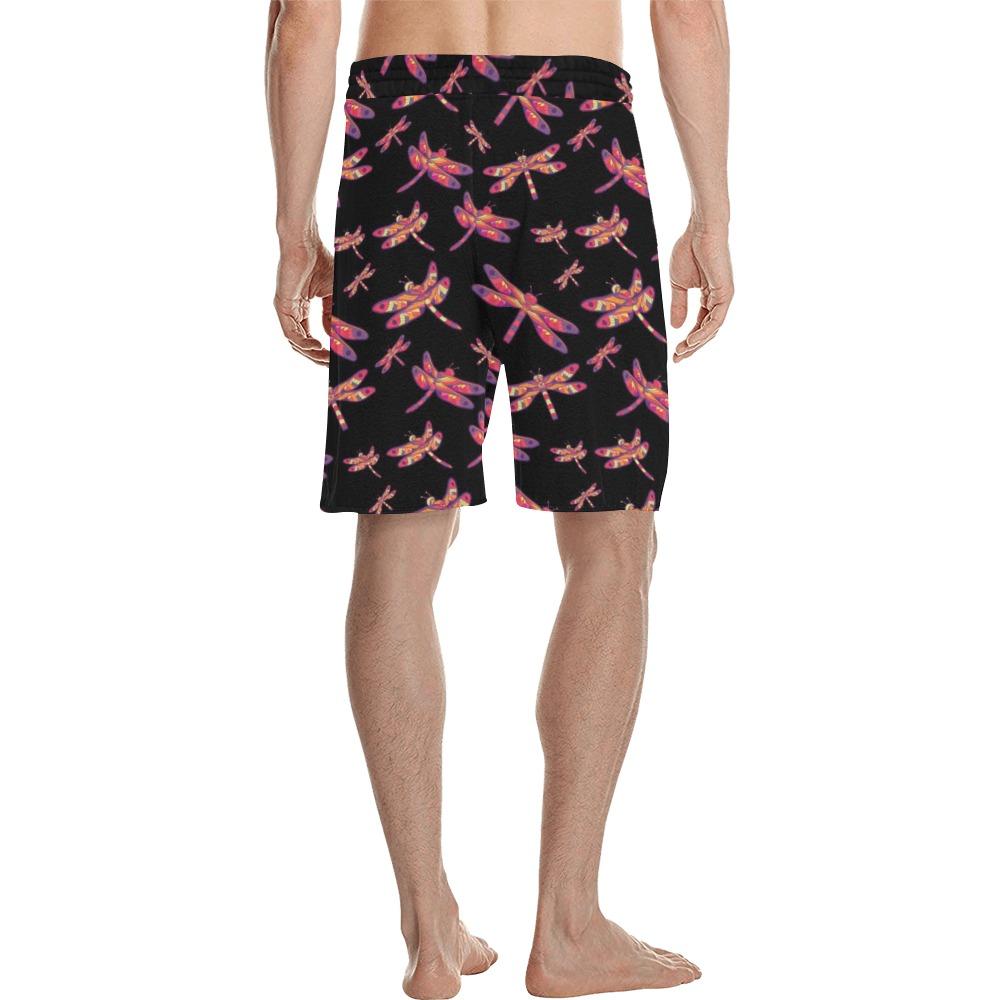 Gathering Noir Men's All Over Print Casual Shorts (Model L23) Men's Casual Shorts (L23) e-joyer
