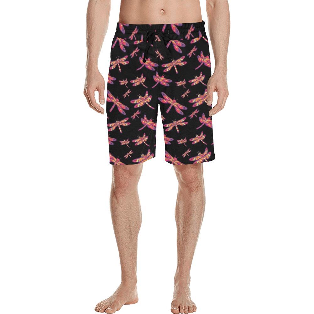 Gathering Noir Men's All Over Print Casual Shorts (Model L23) Men's Casual Shorts (L23) e-joyer
