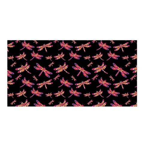 Gathering Noir Satin Shawl Scarf 49 Dzine