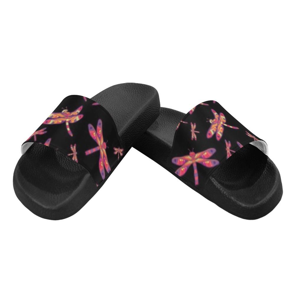 Gathering Noir Women's Slide Sandals (Model 057) Women's Slide Sandals (057) e-joyer
