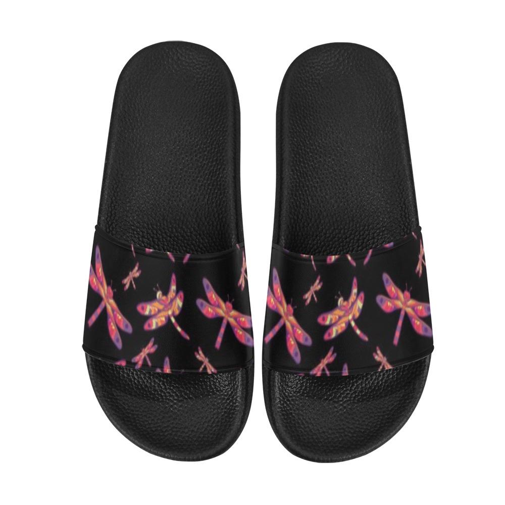 Gathering Noir Women's Slide Sandals (Model 057) Women's Slide Sandals (057) e-joyer