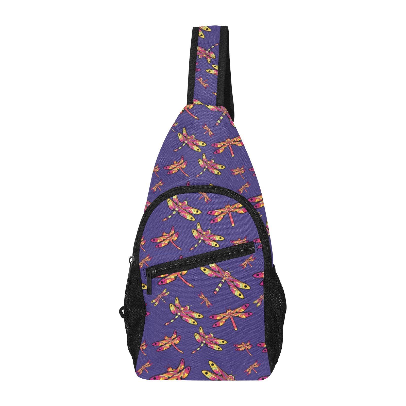 Gathering Purple All Over Print Chest Bag (Model 1719) All Over Print Chest Bag (1719) e-joyer