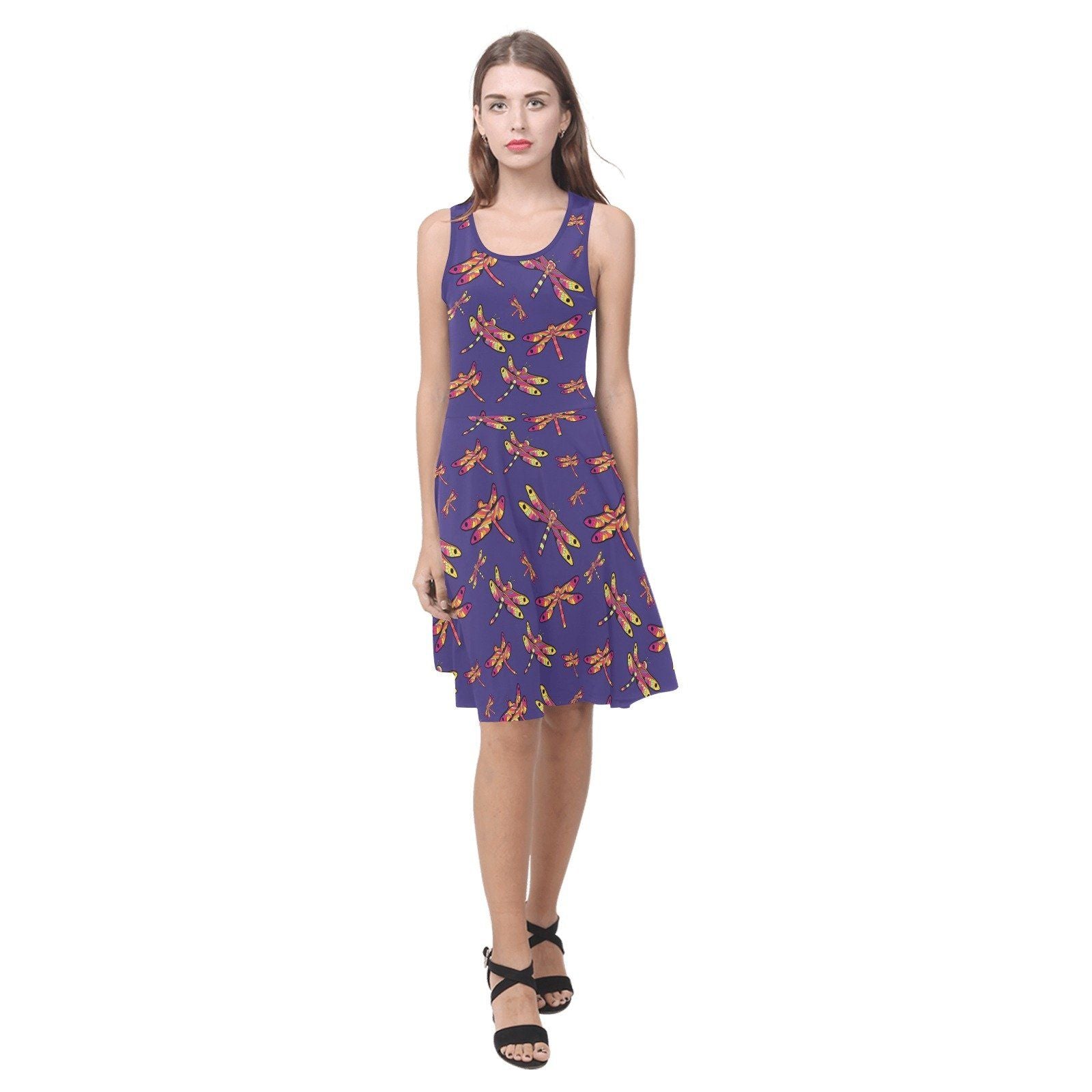 Gathering Purple Atalanta Sundress (Model D04) Atalanta Sundress (D04) e-joyer