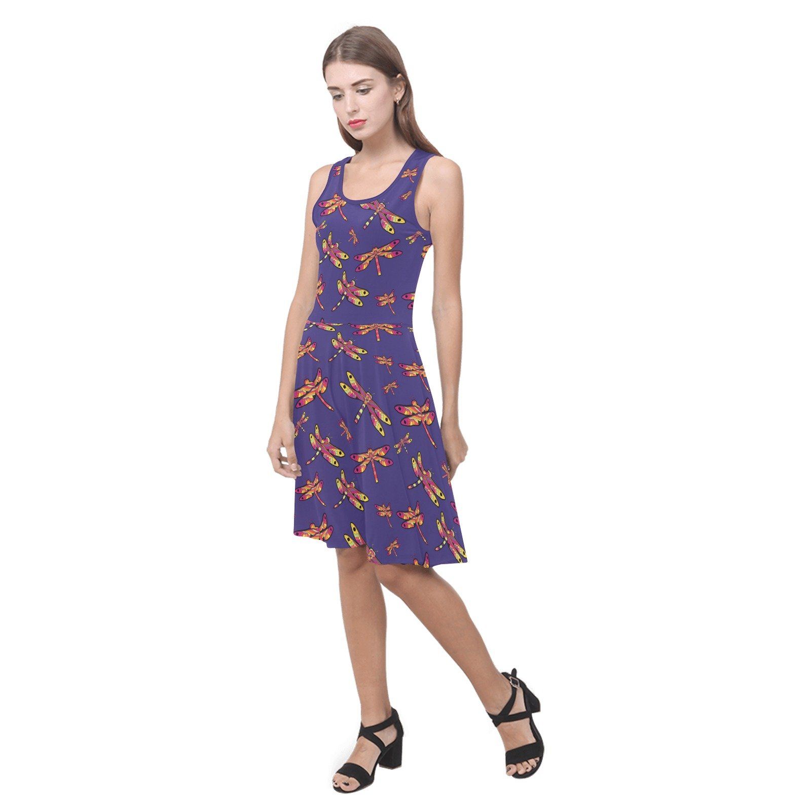 Gathering Purple Atalanta Sundress (Model D04) Atalanta Sundress (D04) e-joyer