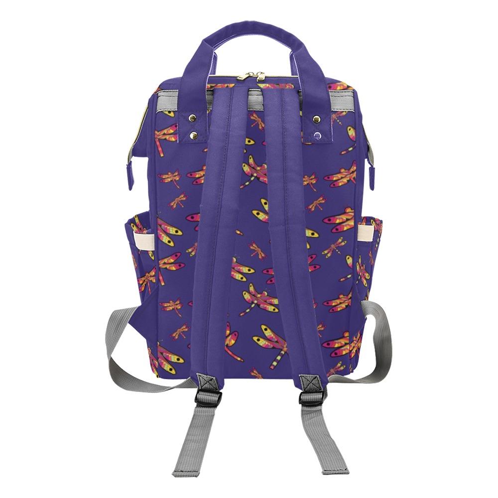 Gathering Purple Multi-Function Diaper Backpack/Diaper Bag (Model 1688) bag e-joyer