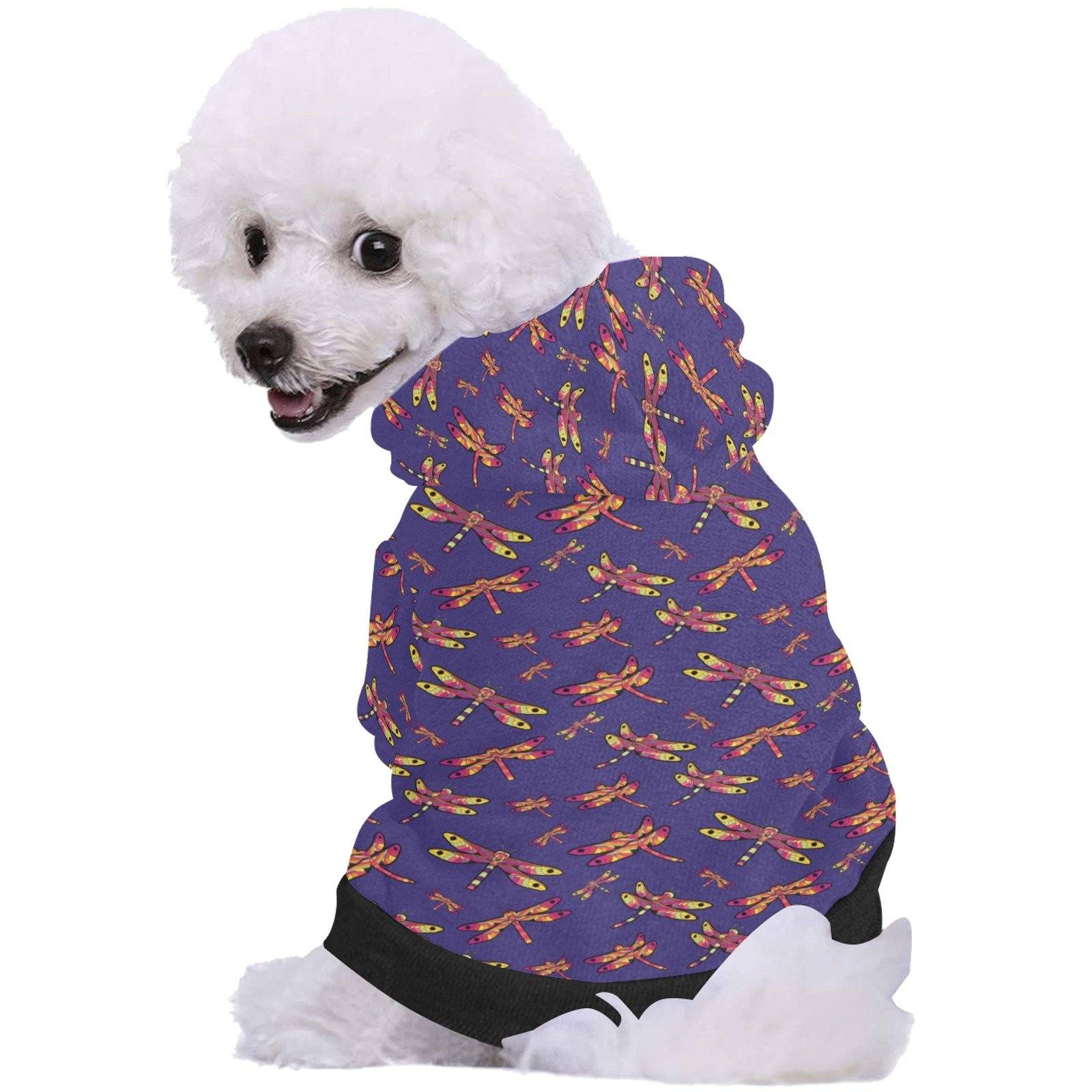 Gathering Purple Pet Dog Hoodie Pet Dog Hoodie e-joyer 