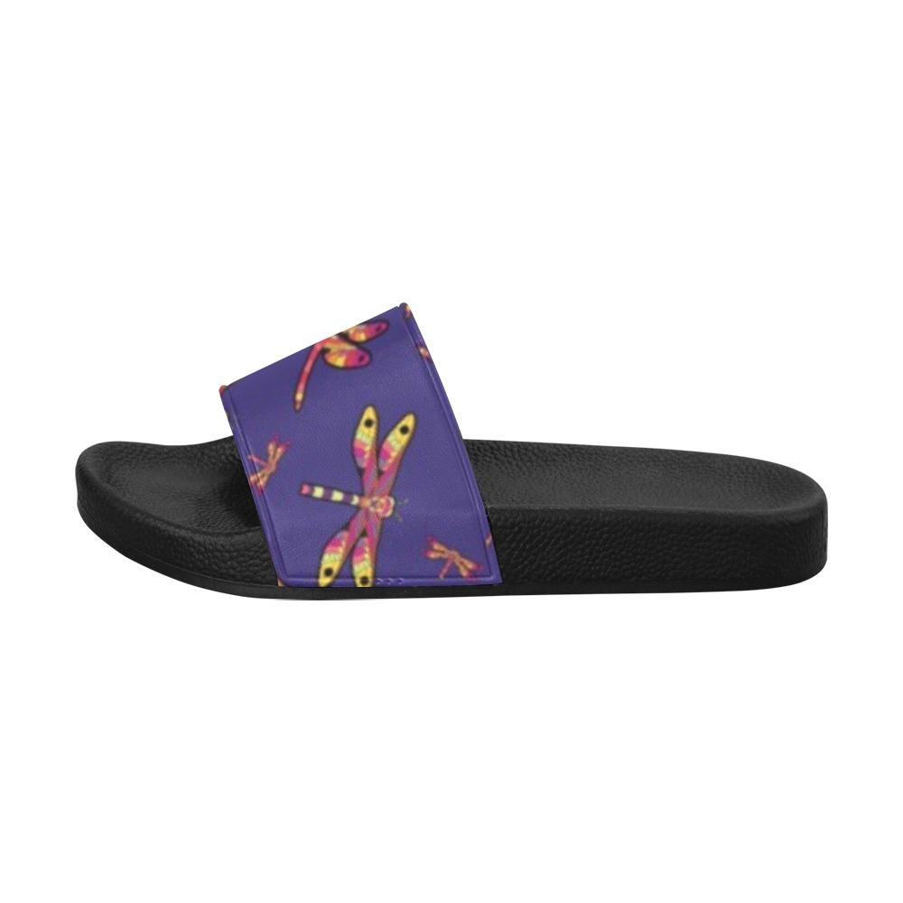 Gathering Purple Women's Slide Sandals (Model 057) Women's Slide Sandals (057) e-joyer 