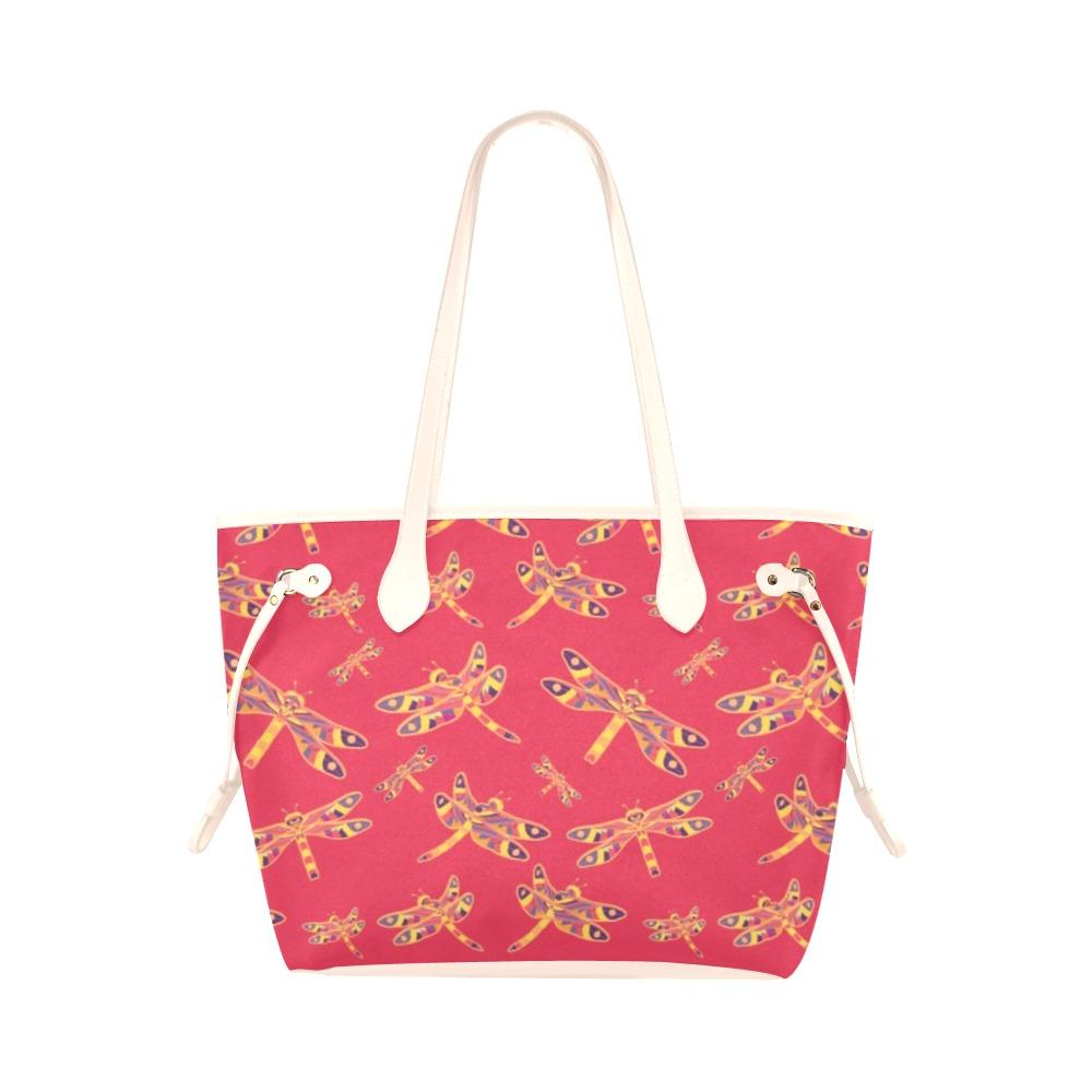 Gathering Rouge Clover Canvas Tote Bag (Model 1661) Clover Canvas Tote Bag (1661) e-joyer