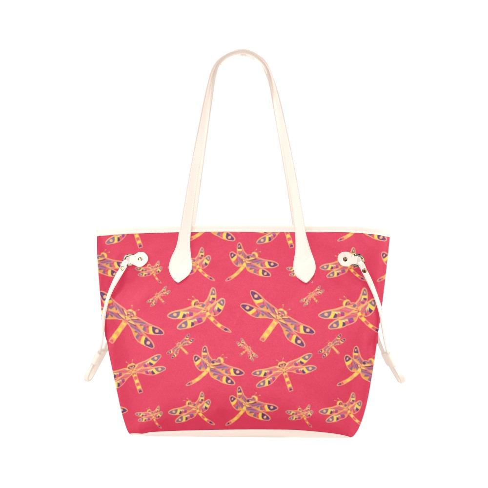 Gathering Rouge Clover Canvas Tote Bag (Model 1661) Clover Canvas Tote Bag (1661) e-joyer