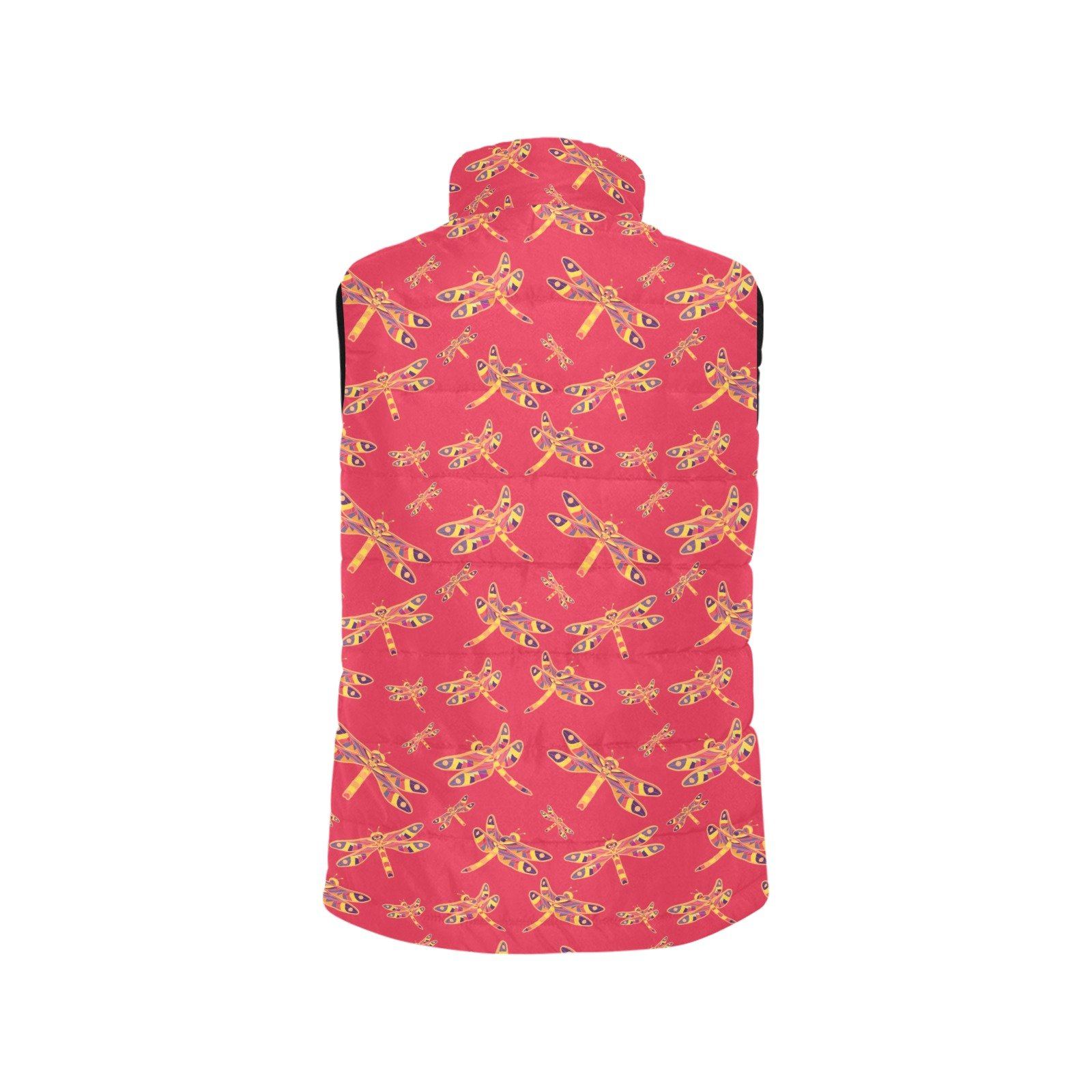 Gathering Rouge Women's Padded Vest Jacket (Model H44) Women's Padded Vest Jacket (H44) e-joyer