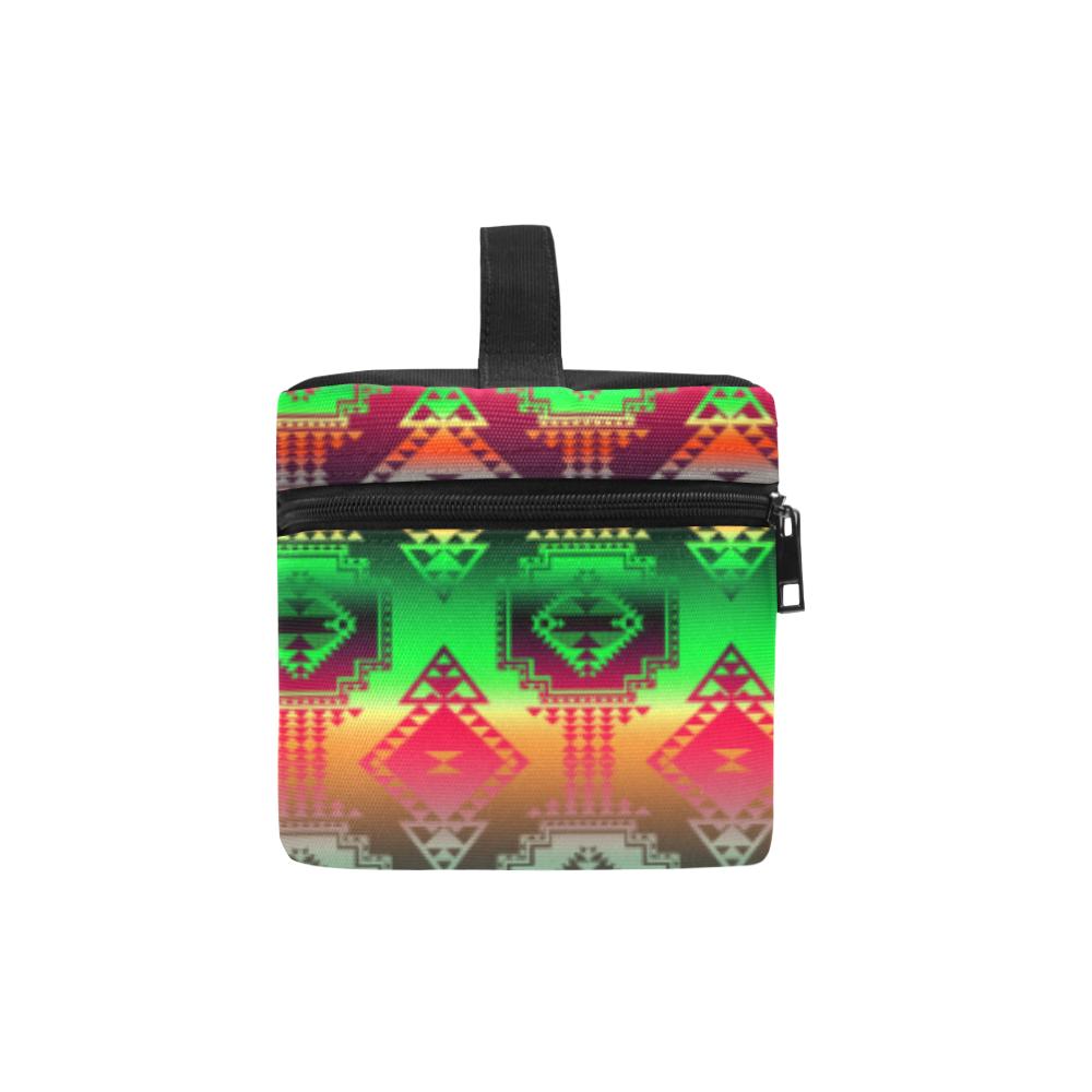 Gathering Sky Cosmetic Bag/Large (Model 1658) Cosmetic Bag e-joyer