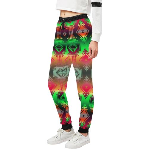 Gathering Sky Women's All Over Print Sweatpants (Model L11) Women's All Over Print Sweatpants (L11) e-joyer