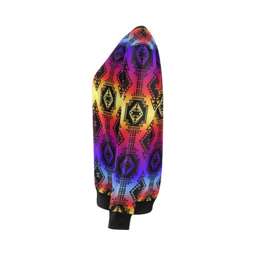 Gathering Sunset All Over Print Crewneck Sweatshirt for Women (Model H18) Crewneck Sweatshirt for Women (H18) e-joyer