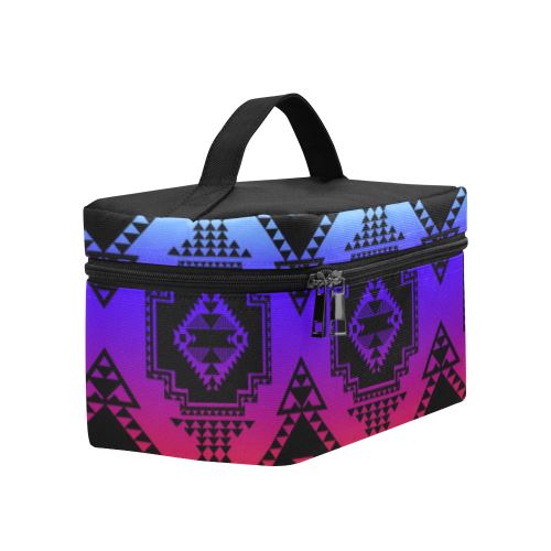 Gathering Sunset Cosmetic Bag/Large (Model 1658) Cosmetic Bag e-joyer