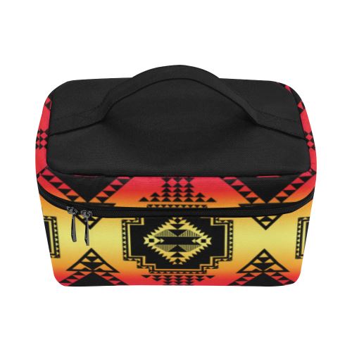 Gathering Sunset Cosmetic Bag/Large (Model 1658) Cosmetic Bag e-joyer