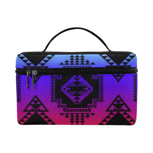 Gathering Sunset Cosmetic Bag/Large (Model 1658) Cosmetic Bag e-joyer