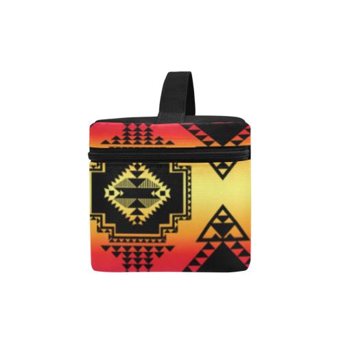 Gathering Sunset Cosmetic Bag/Large (Model 1658) Cosmetic Bag e-joyer