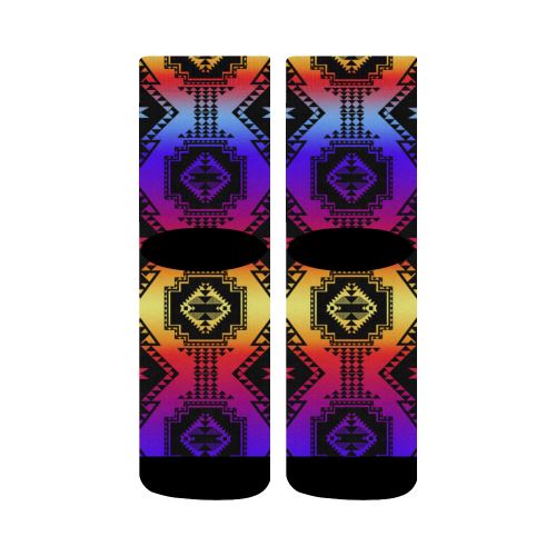 Gathering Sunset Crew Socks Crew Socks e-joyer