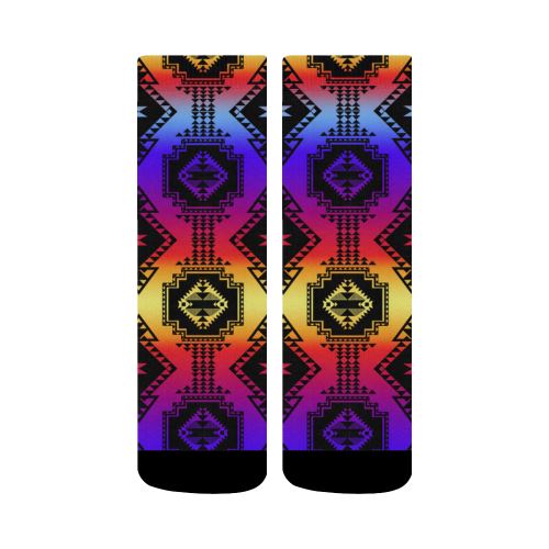 Gathering Sunset Crew Socks Crew Socks e-joyer