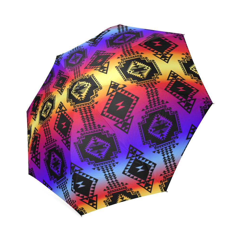 Gathering Sunset Foldable Umbrella Foldable Umbrella e-joyer 