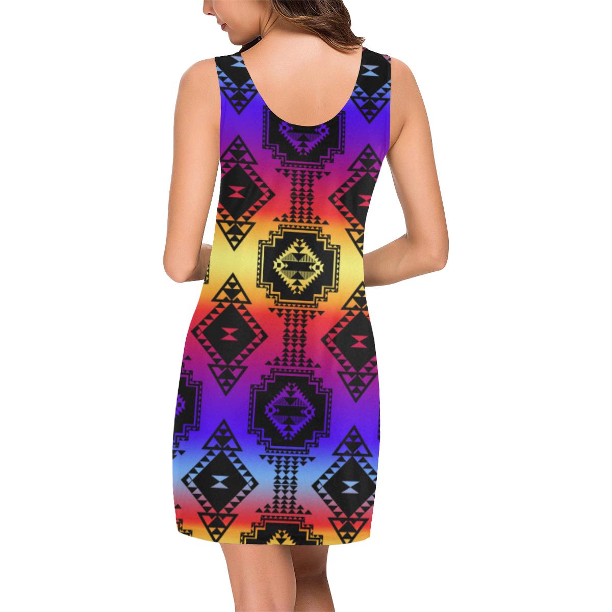 Gathering Sunset IkstsÃmiwa Vest Dress (Model D06) Medea Vest Dress (D06) e-joyer