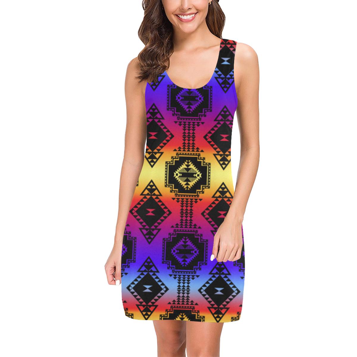 Gathering Sunset IkstsÃmiwa Vest Dress (Model D06) Medea Vest Dress (D06) e-joyer