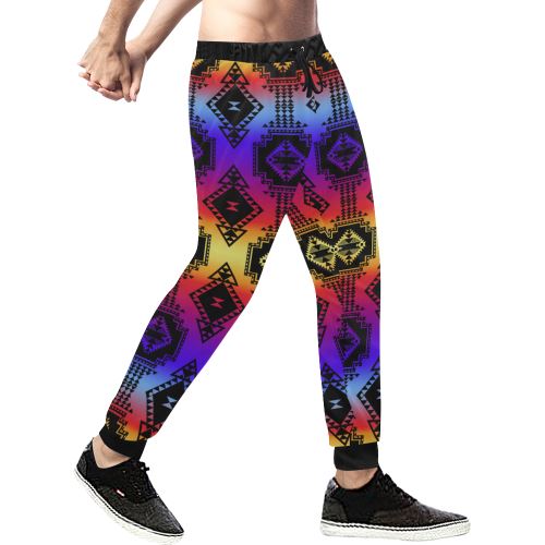 Gathering Sunset Men's All Over Print Sweatpants (Model L11) Men's All Over Print Sweatpants (L11) e-joyer