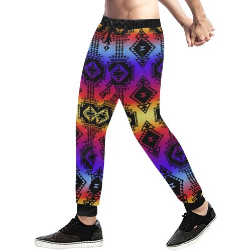 Gathering Sunset Men's All Over Print Sweatpants (Model L11) Men's All Over Print Sweatpants (L11) e-joyer