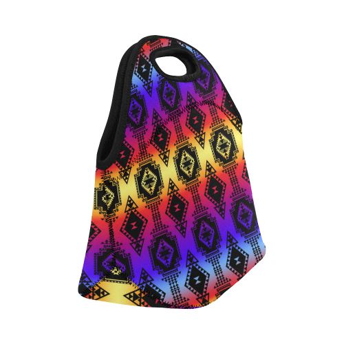 Gathering Sunset Neoprene Lunch Bag/Small (Model 1669) Neoprene Lunch Bag/Small (1669) e-joyer