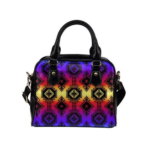 Gathering Sunset Shoulder Handbag (Model 1634) Shoulder Handbags (1634) e-joyer