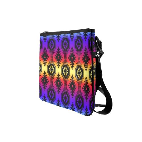 Gathering Sunset Slim Clutch Bag (Model 1668) Slim Clutch Bags (1668) e-joyer