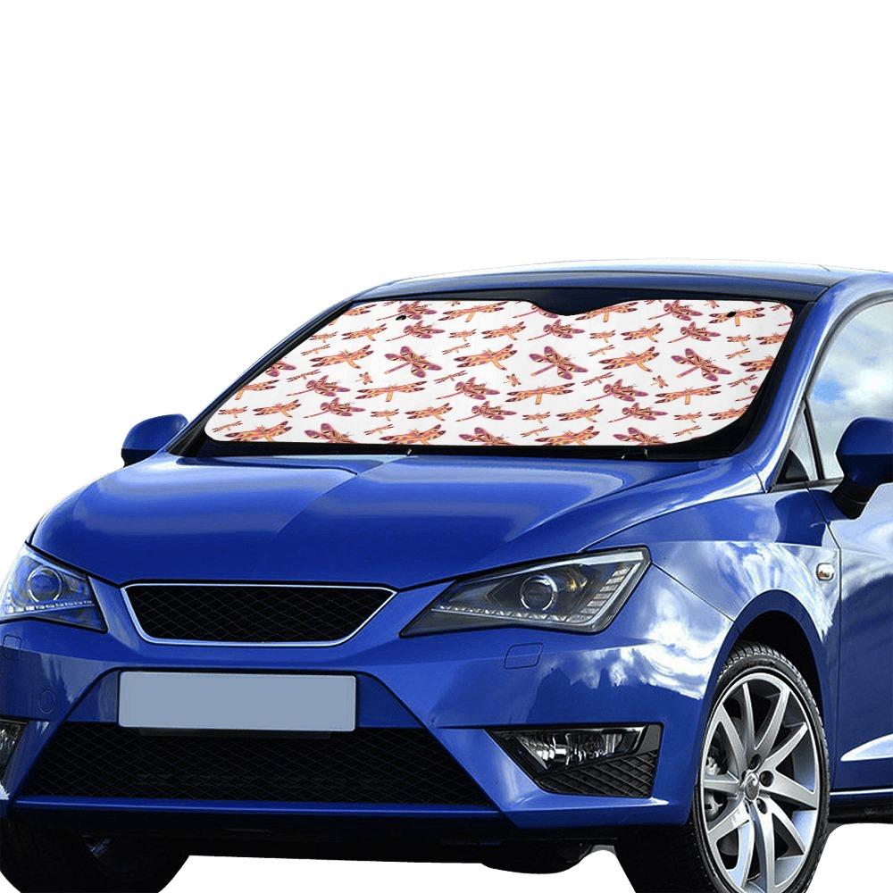 Gathering White Car Sun Shade 55"x30" Car Sun Shade e-joyer