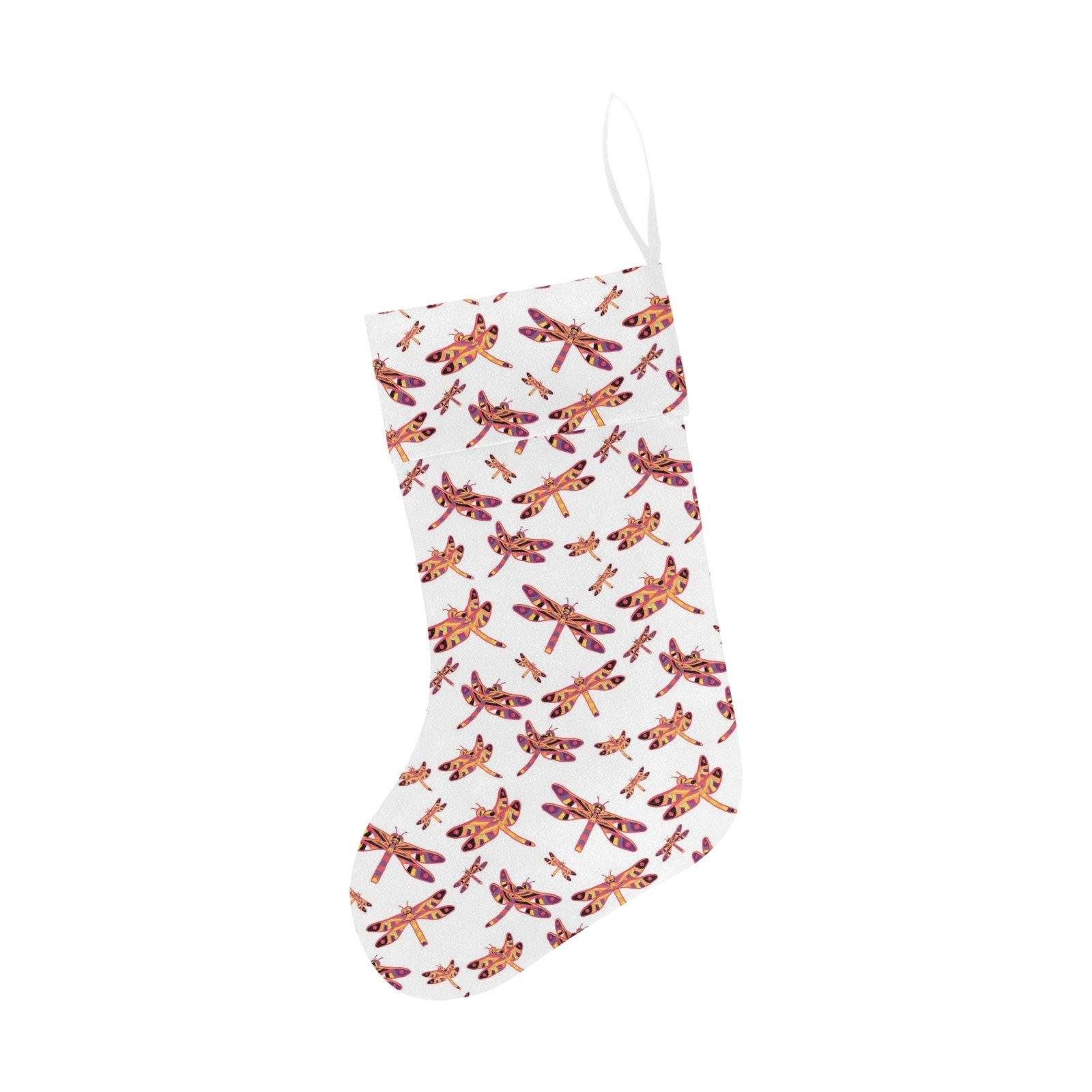 Gathering White Christmas Stocking holiday stocking e-joyer