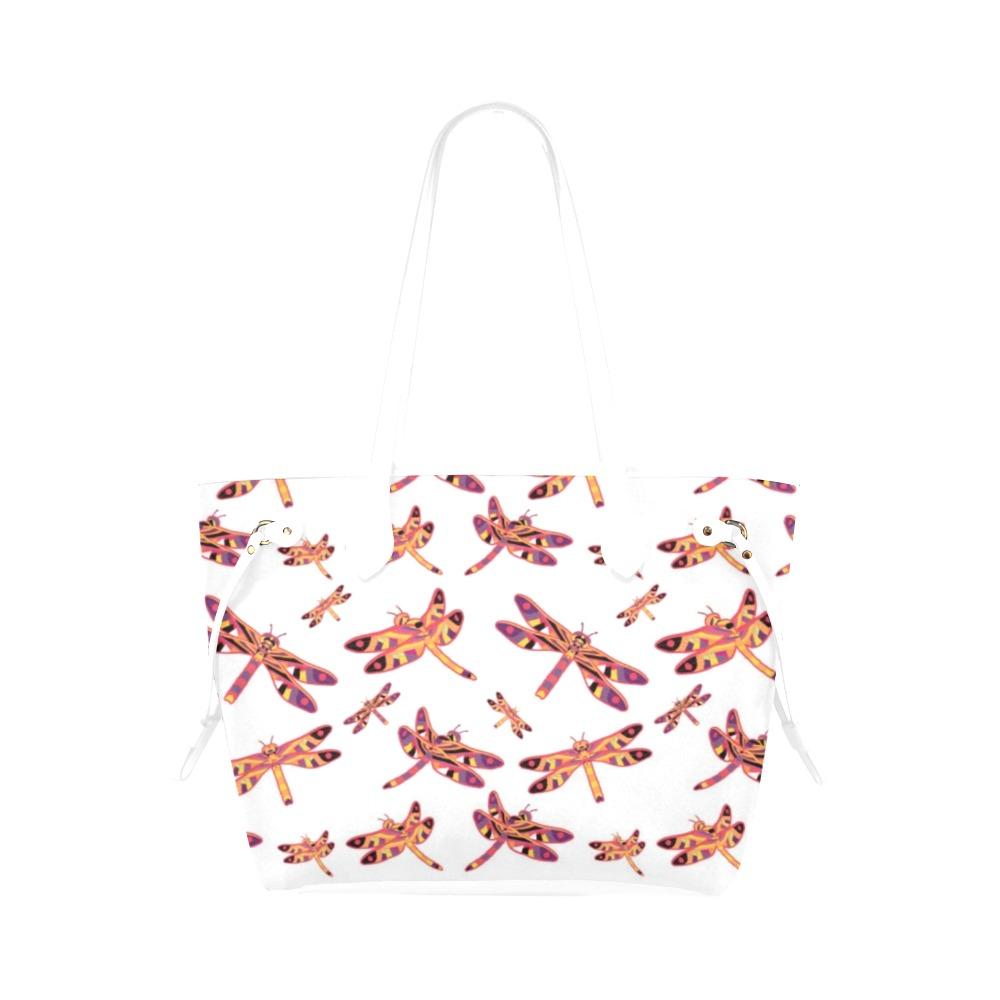 Gathering White Clover Canvas Tote Bag (Model 1661) Clover Canvas Tote Bag (1661) e-joyer