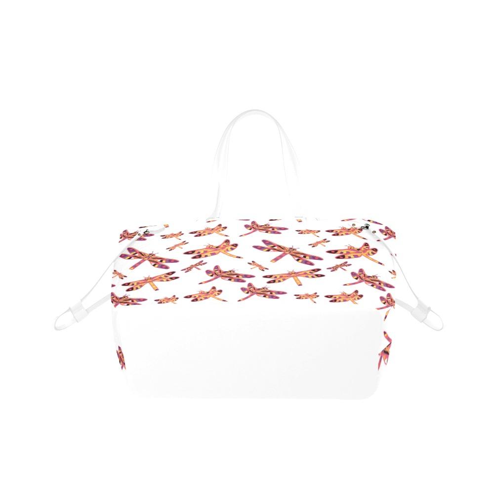 Gathering White Clover Canvas Tote Bag (Model 1661) Clover Canvas Tote Bag (1661) e-joyer