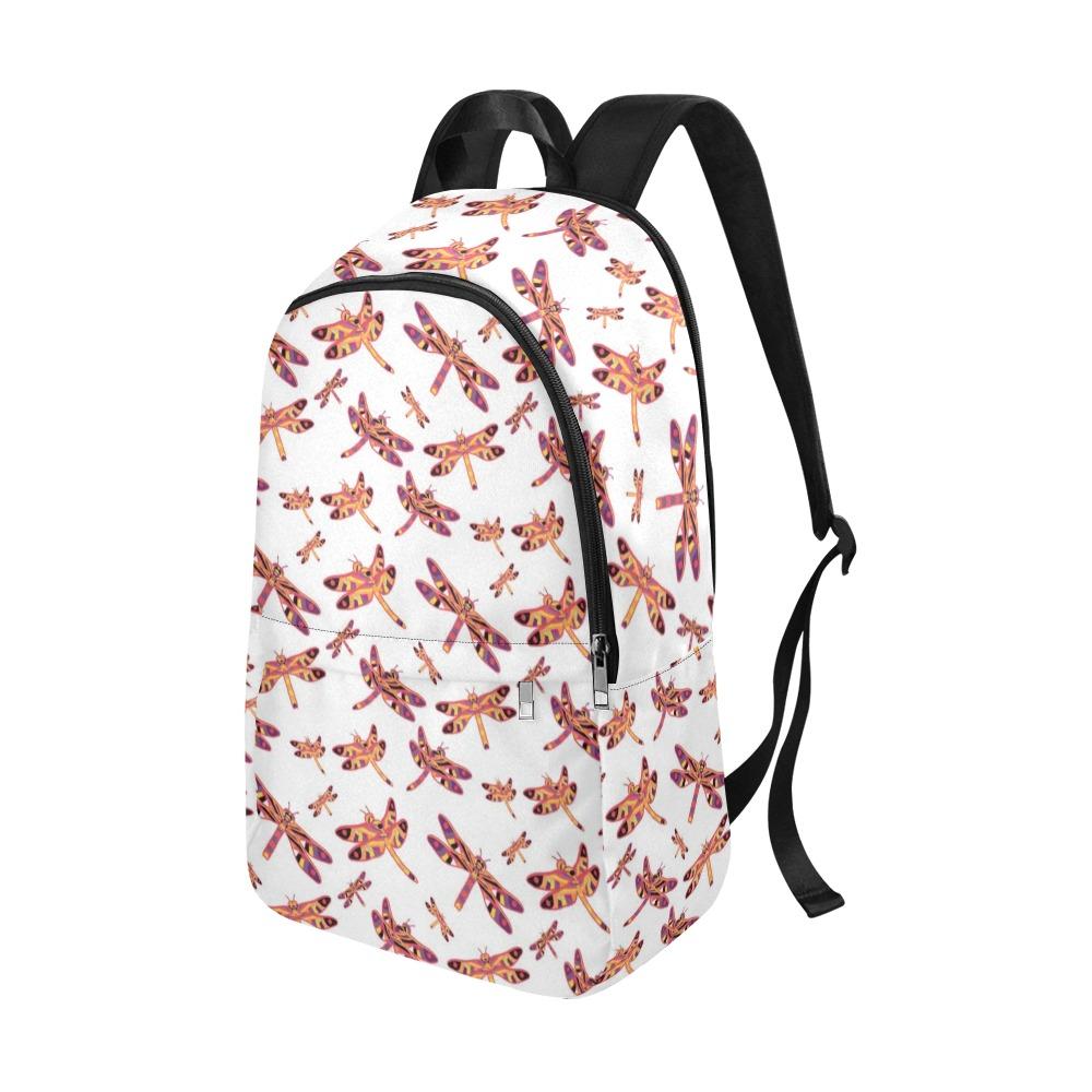Gathering White Fabric Backpack for Adult (Model 1659) Casual Backpack for Adult (1659) e-joyer