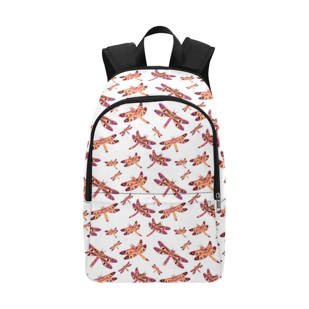 Gathering White Fabric Backpack for Adult (Model 1659) Casual Backpack for Adult (1659) e-joyer
