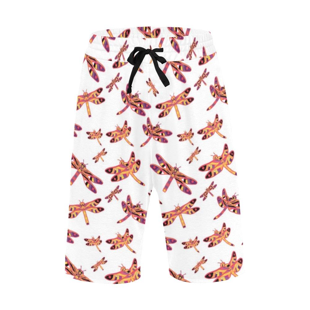 Gathering White Men's All Over Print Casual Shorts (Model L23) Men's Casual Shorts (L23) e-joyer