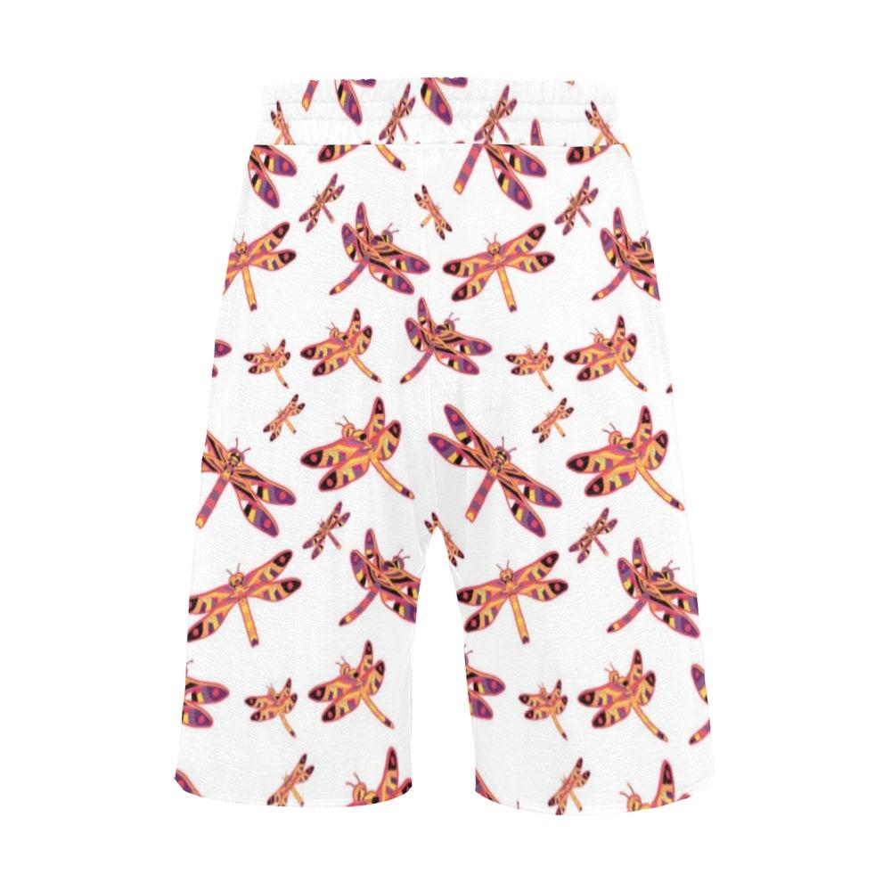 Gathering White Men's All Over Print Casual Shorts (Model L23) Men's Casual Shorts (L23) e-joyer