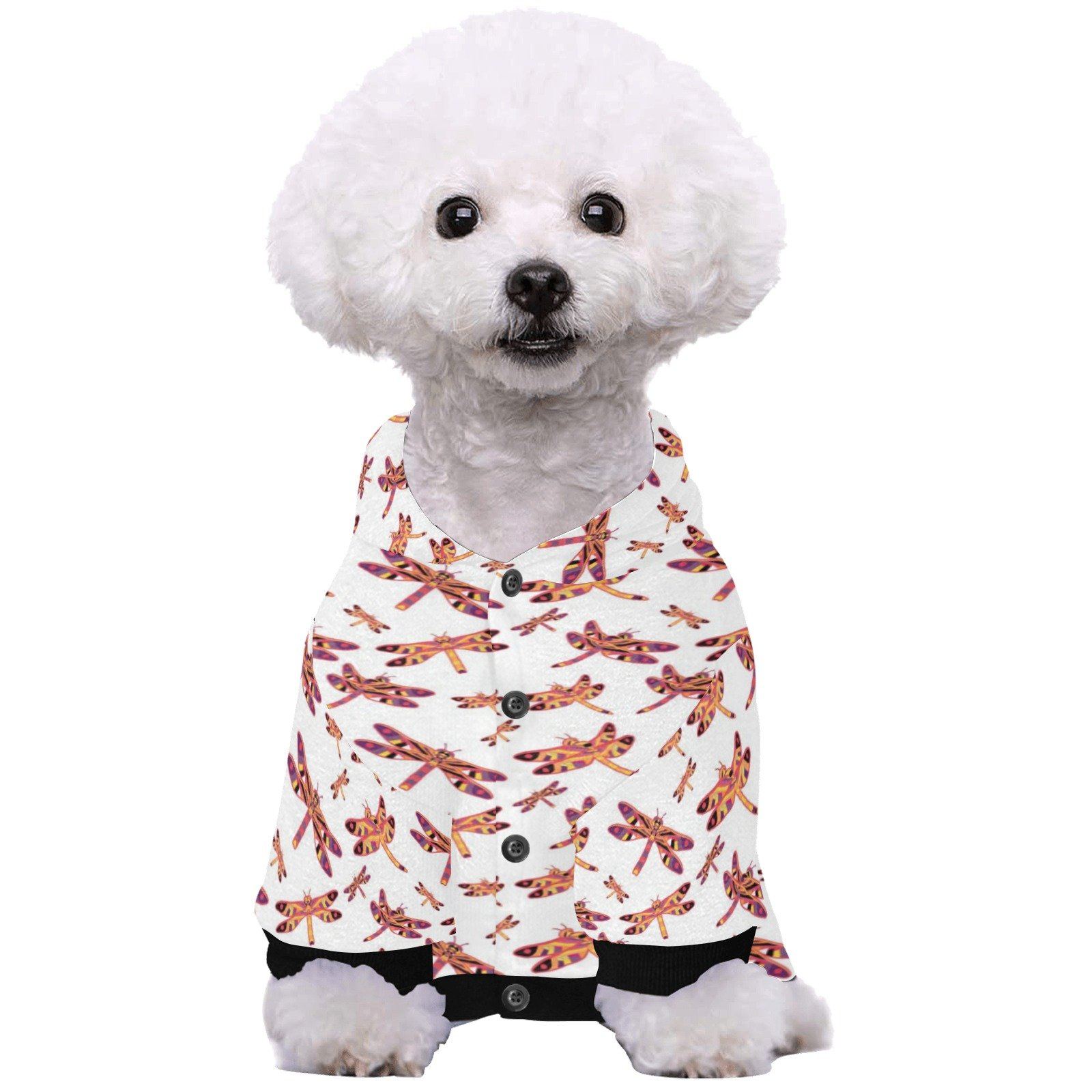 Gathering White Pet Dog Hoodie Pet Dog Hoodie e-joyer 