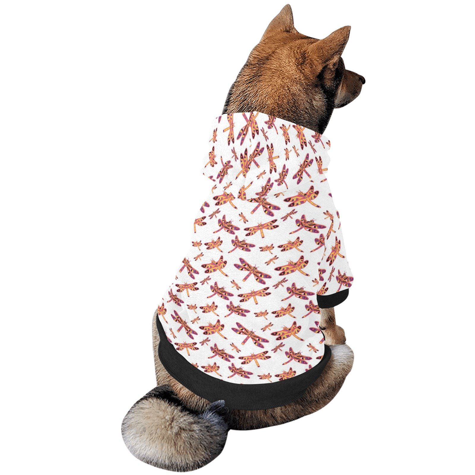Gathering White Pet Dog Hoodie Pet Dog Hoodie e-joyer