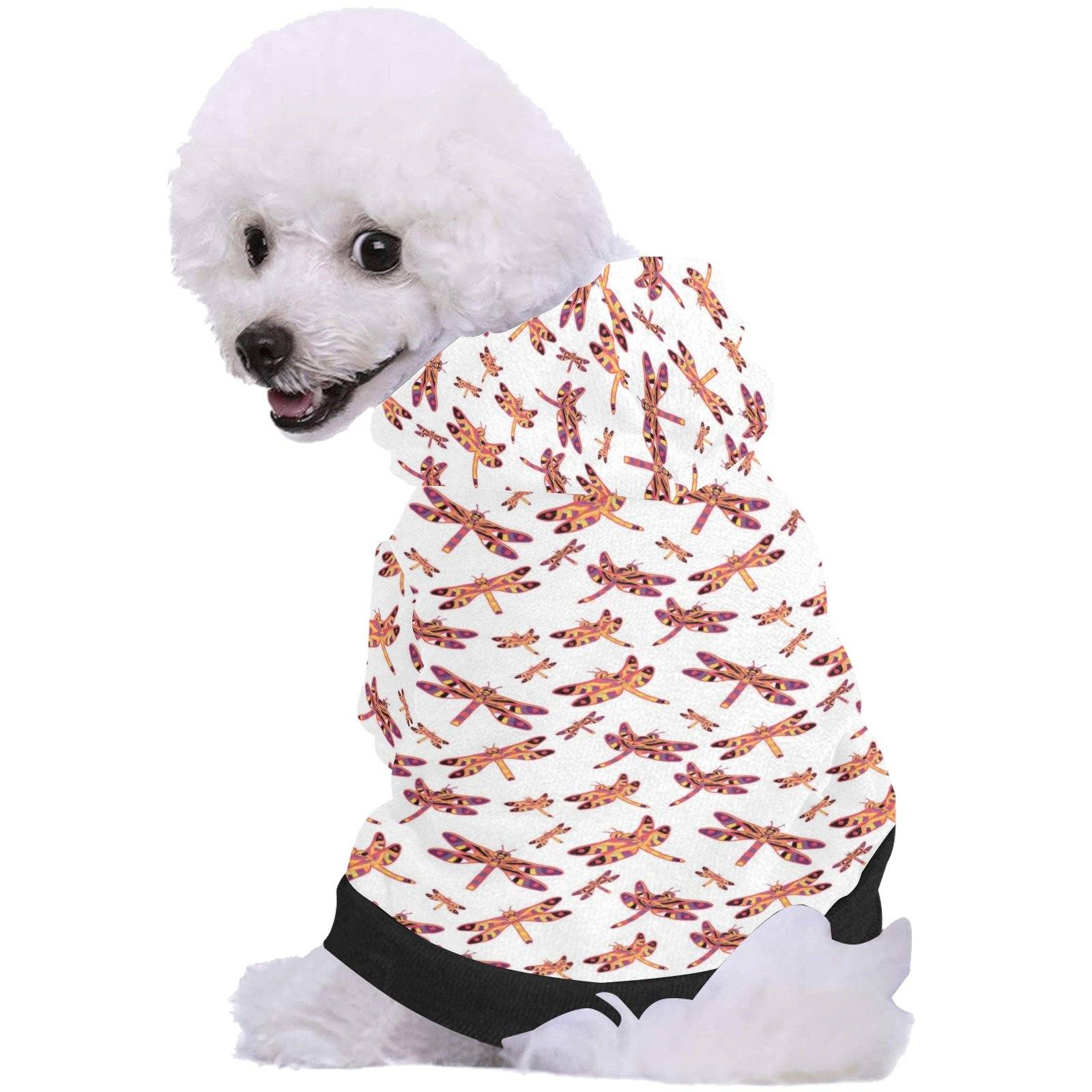 Gathering White Pet Dog Hoodie Pet Dog Hoodie e-joyer