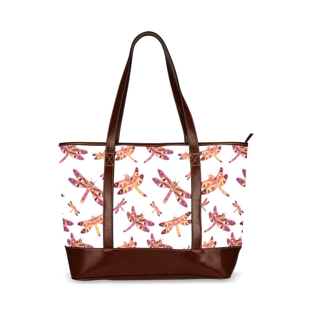 Gathering White Tote Handbag (Model 1642) Tote Handbags (1642) e-joyer