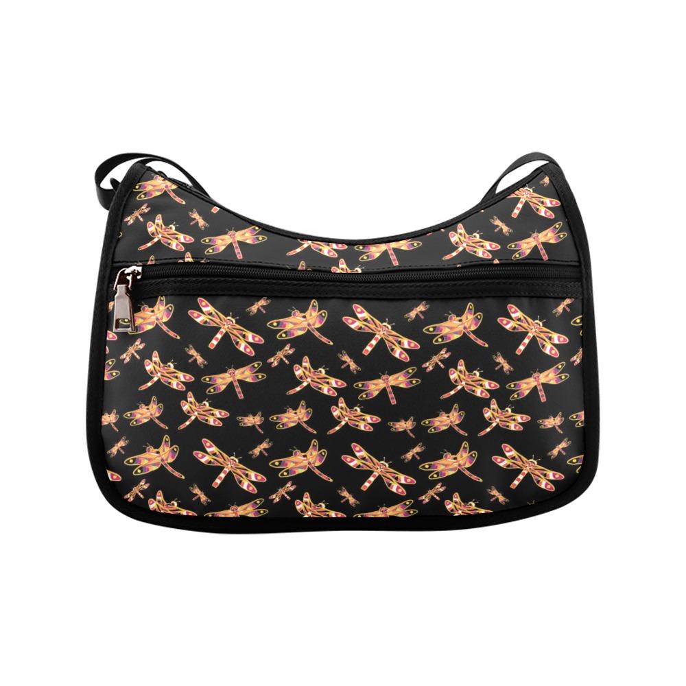 Gathering Yellow Black Crossbody Bags (Model 1616) Crossbody Bags (1616) e-joyer