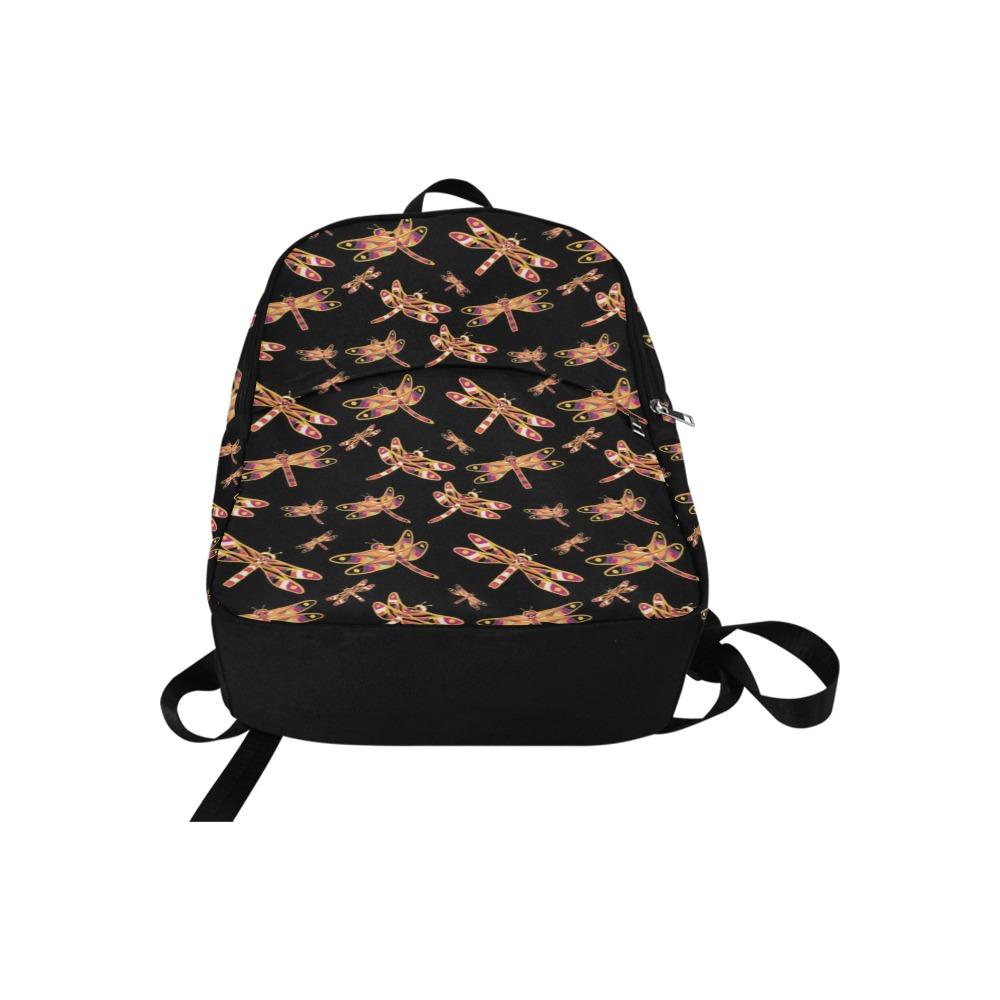 Gathering Yellow Black Fabric Backpack for Adult (Model 1659) Casual Backpack for Adult (1659) e-joyer