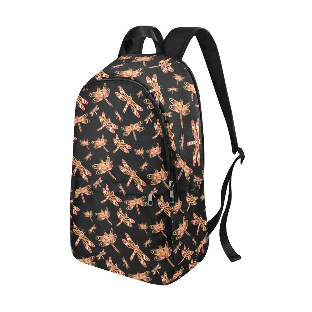 Gathering Yellow Black Fabric Backpack for Adult (Model 1659) Casual Backpack for Adult (1659) e-joyer