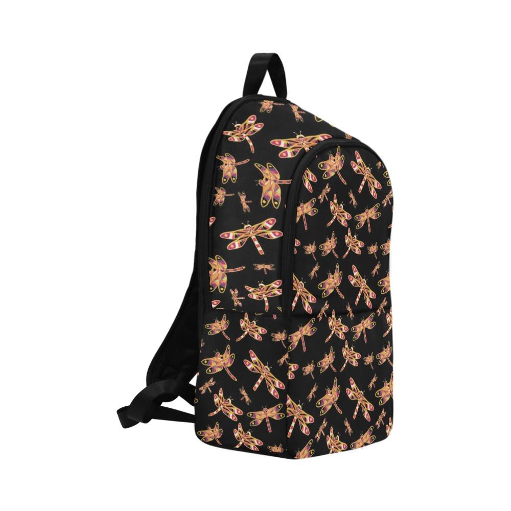 Gathering Yellow Black Fabric Backpack for Adult (Model 1659) Casual Backpack for Adult (1659) e-joyer