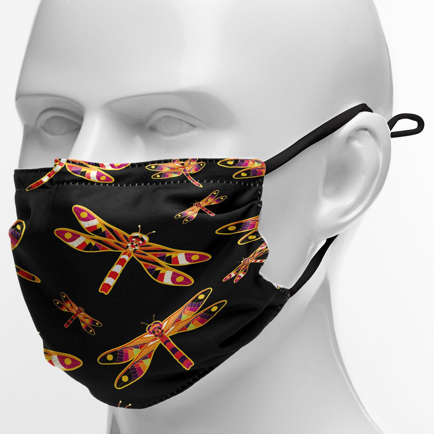 Gathering Yellow Black Face Cover Herman