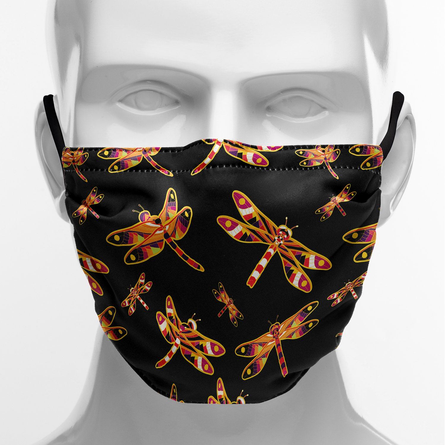 Gathering Yellow Black Face Cover Herman